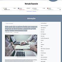 Saiba quais so os maiores fundos que compram empresas no Brasil fusoes e aquisicoes private equity fundos investimento brasil